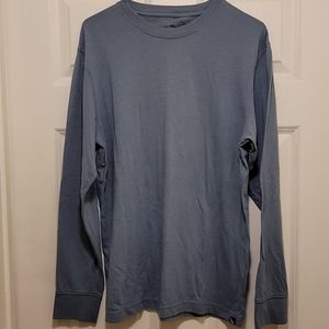 Blue long sleeve tee